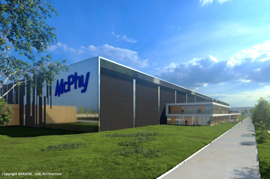 McPhy -Future usine d'electrolyseurs