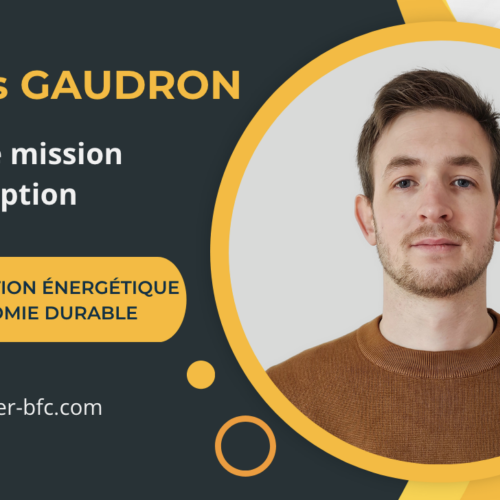 Welcome to Nicolas GAUDRON, who has joined the Energy Transition and Sustainable Economy Cluster.