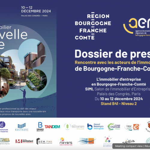 The AER BFC at the SIMI, Salon de l’Immobilier d’Entreprise for the 6th year